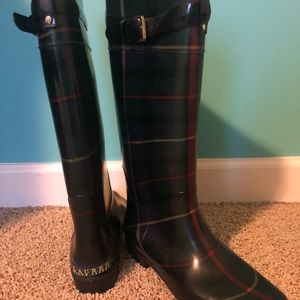 Ralph Lauren Plaid Rain boots